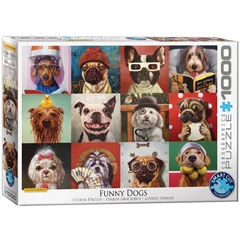 EuroGraphics 1000 db-os puzzle - Funny Dogs, Lucia Heffernan (6000-5523)