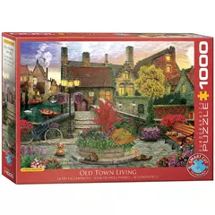 EuroGraphics 1000 db-os puzzle - Old Town Living, Dominic Davison (6000-5531)