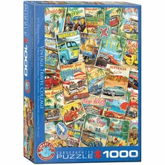 EuroGraphics 1000 db-os puzzle - Vintage Travel Collage (6000-5628)