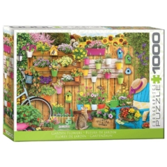 EuroGraphics 1000 db-os puzzle - Flower Pots Fence (6000-5774)