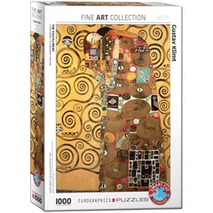 EuroGraphics 1000 db-os puzzle - The Fulfillment, Klimt - Fine Art Collection (6000-9961)