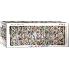 EuroGraphics 1000 db-os Panoráma puzzle - The Sisitine Chapel Ceiling (6010-0960)