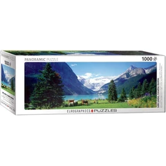 EuroGraphics 1000 db-os Panoráma puzzle - Lake Louise (6010-1456)