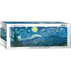 EuroGraphics 1000 db-os Panoráma puzzle - Starry Night Panorama, Van Gogh (6010-5309)