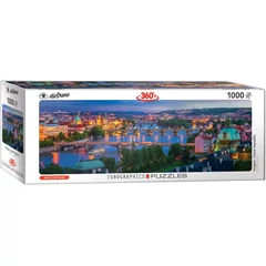 EuroGraphics 1000 db-os Panoráma puzzle - AirPano - Prague, Czech Republic (6010-5372)