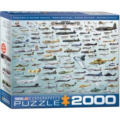 EuroGraphics 2000 db-os puzzle - Evolution of Military Aircraft (8220-0578)