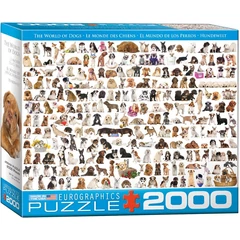 EuroGraphics 2000 db-os puzzle - The World of Dogs (8220-0581)
