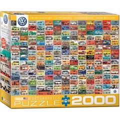 EuroGraphics 2000 db-os puzzle - The VW Groovy Bus (8220-0783)