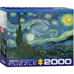 EuroGraphics 2000 db-os puzzle - Starry Night, Van Gogh (8220-1204)