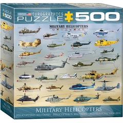 EuroGraphics 500 db-os puzzle - Military Helicopters (8500-0088)