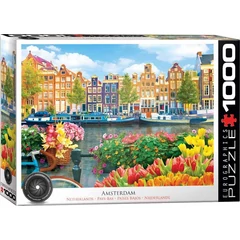 EuroGraphics 1000 db-os puzzle - Amsterdam, Netherlands (6000-5865)