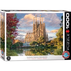 Eurographics 1000 db-os puzzle - Barcelona, Sagrada Familia (6000-6166)