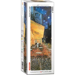 EuroGraphics 1000 db-os Panoráma puzzle - Café at Night by Van Gogh (6010-2301)