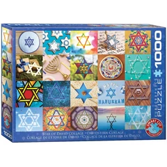 EuroGraphics 1000 db-os puzzle - Hanukkah - Star of David (6000-6104)