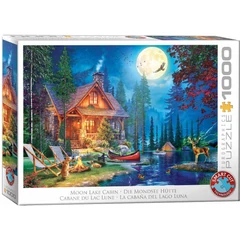 Eurographics 1000 db-os puzzle - Moon Lake Cabin (6000-6140)