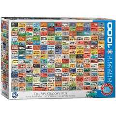 Eurographics 1000 db-os puzzle - Volkswagon Groovy Bus (6000-0783)