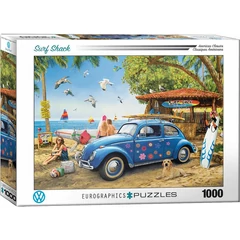 EuroGraphics 1000 db-os puzzle - Volkswagen Beetle Surf Shack (6000-5683)
