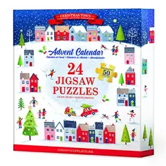 EuroGraphics Adventi kalendárium puzzle - Christmas Town - 24 x 50 db (9924-5805)