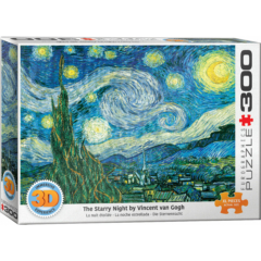 EuroGraphics 300 db-os 3D Lenticular puzzle - Starry Night, Van Gogh 