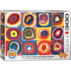 EuroGraphics 300 db-os 3D Lenticular puzzle - Farbstudie Quadrate von Wassily Kandinsky (6331-1323)