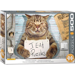 EuroGraphics 500 db-os puzzle - Felony Cat by Paul Normand (6500-5786)