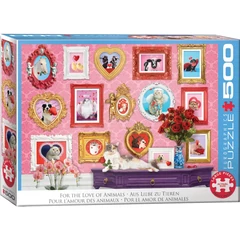 EuroGraphics 500 db-os puzzle - For the Love of Animals by Leann Kate (6500-6094)