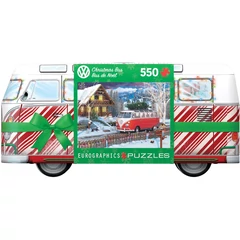 EuroGraphics 550 db-os puzzle - VW - Christmas Bus fém dobozban (8551-5664)