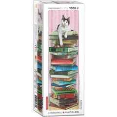 EuroGraphics 1000 db-os Panoráma puzzle - Academic cat (6010-5632)