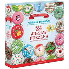 EuroGraphics Adventi kalendárium puzzle - Christmas Donuts - 24 x 50 db (9924-5806)