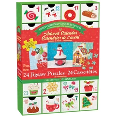 EuroGraphics Adventi kalendárium puzzle - Sweet Christmas (8924-5666)