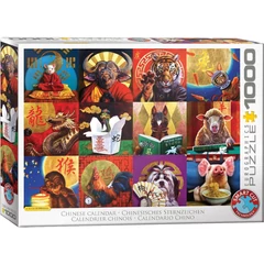 EuroGraphics 1000 db-os puzzle - Chinese Calendar (6000-5694)