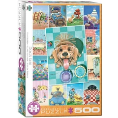 EuroGraphics 500 db-os puzzle - Dogs Life by Gary Patterson (6500-5365)
