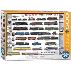 EuroGraphics 500 db-os puzzle - History of Trains (6500-0251)