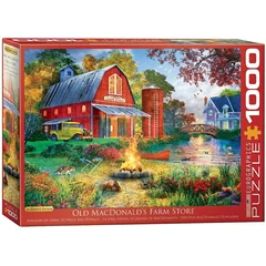 EuroGraphics 1000 db-os puzzle - Campfire by the Barn, Dominic Davison (6000-5527)