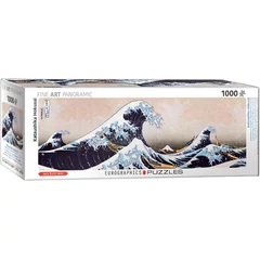 EuroGraphics 1000 db-os Panoráma puzzle - Great Wave of Kanagawa, Hokusai (6010-5487)