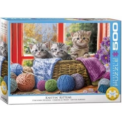 EuroGraphics 500 db-os puzzle - Knittin' Kittens (6500-5500)