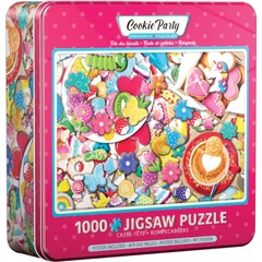 EuroGraphics 1000 db-os puzzle fém dobozban - Cookie Party (8051-5605)