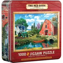 EuroGraphics 1000 db-os puzzle fém dobozban - The Red Barn by Dominic Davidson (8051-5526)