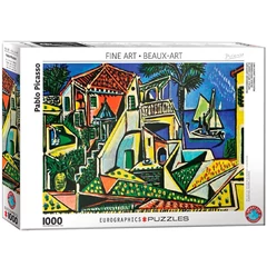 EuroGraphics 1000 db-os puzzle - Fine Art Collection - Mediterranean Landscape, Pablo Picasso (6000-5854)