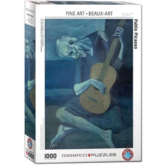 EuroGraphics 1000 db-os puzzle - Fine Art Collection - The old guitarist, Pablo Picasso (6000-5852)
