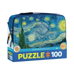 EuroGraphics 100 db-os puzzle - Van Gogh - Starry Night uzsonnás doboz (9100-1204)