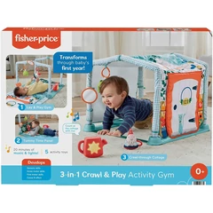 Fisher-Price 3 az 1-ben Édes otthon átalakítható játszószőnyeg (HJK45)