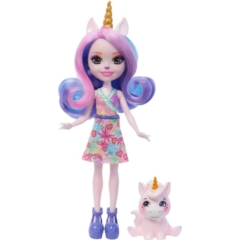 Mattel Enchantimals - Ulia Unicorn baba Pacifica unikornis figurával (HRX84)