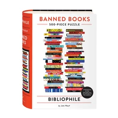 Chronicle Books 500 db-os puzzle - Bibliophile Banned Books (25142)