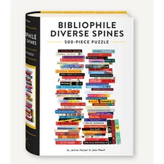 Chronicle Books 500 db-os puzzle - Bibliophile Diverse Spines (19882)