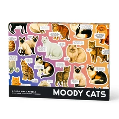 Galison 1000 db-os puzzle - Moody Cats (87010)