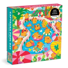 Galison 500 db-os puzzle - Capybara Pool Day (87652)