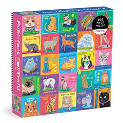 Galison 500 db-os puzzle - Purr-fect Portraits (87638)