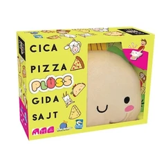 Cica, pizza, plüss, gida, sajt társasjáték (BLU34872)