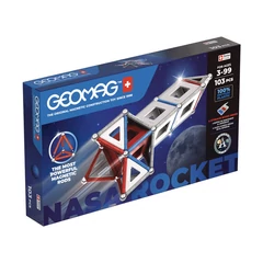 Geomag Classic Panels Recycled Nasa Rocket 103 db-os mágneses építőjáték készlet (GMG00808)